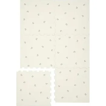 Hrací deka 3 SPROUTS pěnová hrací podložka BLUBERRY Ivory