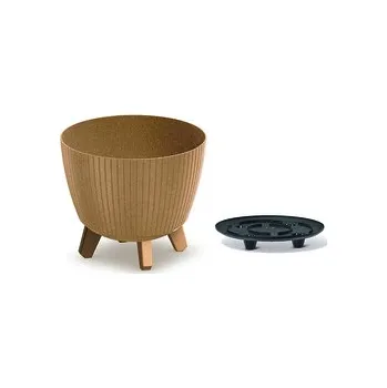 Květináč LAMIA ECO WOOD 23,2 cm - barva: naturo ECO