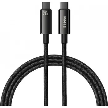 Vývojová deska Baseus napájecí kabel USB-C na USB-C 240W - 1 metr, černý