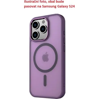 Pouzdro na mobilní telefon Obal SWISSTEN MagStick Flex na Samsung Galaxy S24 - fialový
