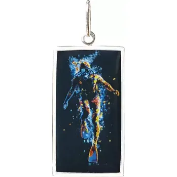 Přívěsek Aljančič Potápěč Miniartion bílé zlato