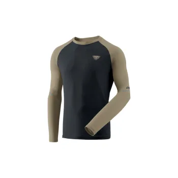Pánské tričko Dynafit Alpine Pro M L/S Tee blueberry rock khaki XL; Černá triko + DÁREK DLE VÝBĚRU!