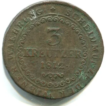 František II. 3 Kreuzer 1812/O. Oravicza.