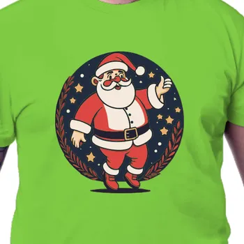 Pánské tričko Tričko Vánoce | Tričko Dancing Santa