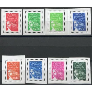 Poštovní známka Post France (2002) MiNr. 3557IAx - 3592IAx ** - Francie - Marianne (Luquet)