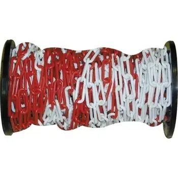 Řetěz Řetěz CON300 PH ČRVENO-BÍLÝ 1 m (30 m) metráž