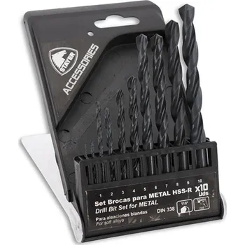 Vrták Sada vrtáků na kov Stayer Sada vrtáků na kov, HSS-R, balení 10 ks