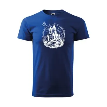 Pánské tričko Tričko s potiskem Relikvie Škola: modré 4XL