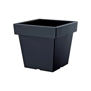 Květináč Květináč LOFLY LOW 23,4 cm - barva: antracit