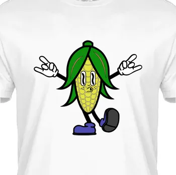 Dámské tričko Organická trička Vtipná | Vtipné tričko - Metalová kukuřice