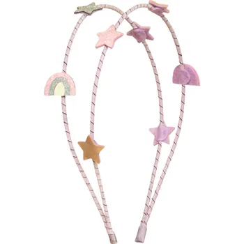 Mimi & Lula Dvojitá čelenka Mimi & Lula R'bow & star double alice