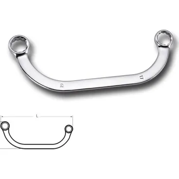 Dílna Klíč zahnutý očkový 14x16 matný