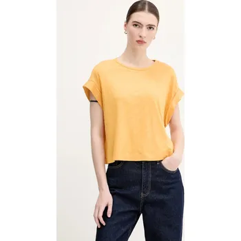 Dámské tričko Tričko United Colors of Benetton 3KMTD10A9 žlutá 18X, vel. S