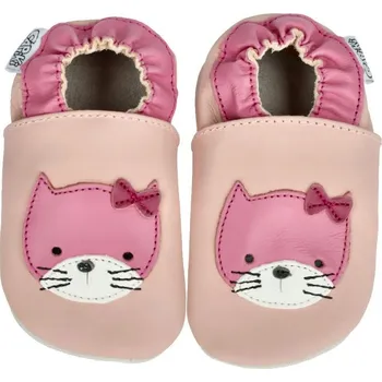 Capáčky CAPIKI Kožené capáčky - KOČIČKA MONČA 2-3 roky