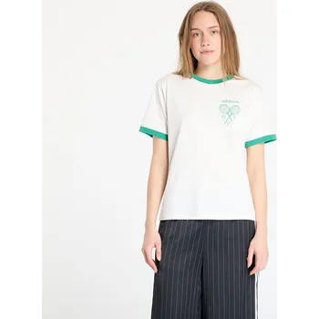 Dámské tričko Tričko adidas Retro Tennis Regular T-Shirt Cloud White XS