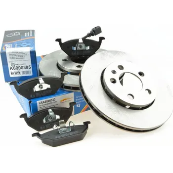 Brzdový komplet KRAFT Brzdy kotouče a desky přední SKODA FABIA I II
