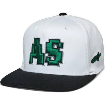 Kšiltovka Kšiltovka franchise, alpinestars (bílá/černá, vel. s/m)