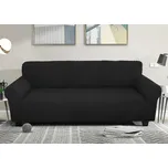 Bielastický potah na trojmístnou pohovku BestBerg / černá 199516782