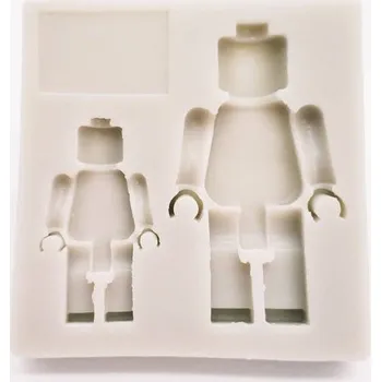 Silikonová formička panáčci k dětskýcm kostkám 10x10cm- Cakesicq