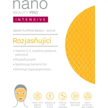 Pleťová maska Rozjasňující nanovlákenná maska nanoBeauty INTENSIVE