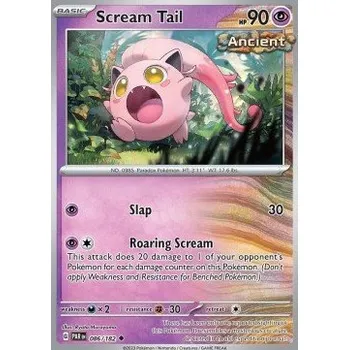 Volný čas Pokémon PAR 086/182 Scream Tail - Paradox Rift Stav: Near Mint, Verze: NORMAL
