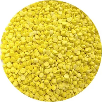 Přisada na vaření a pečení Cukrové zdobení žluté konfety 80g - I LOVE CAKES