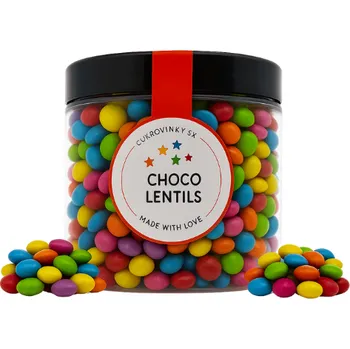 Bonbon DISKONT CHOCO LENTILS 400g v dóze