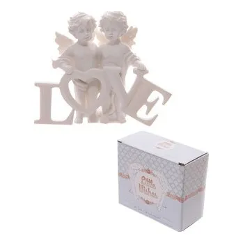 Kniha Pár cherubů držící nápis "L O V E"