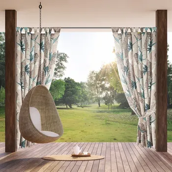 Závěs Zahradní závěs s potiskem GARDEN 8 na poutkách Rozměr závěsu: 155x260cm