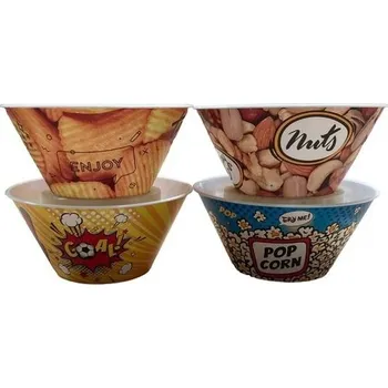 miska 0,75l POPCORN, 4dekory, plast