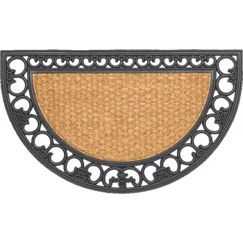 Rohož kokos a guma Dekor půlkruh 75cm