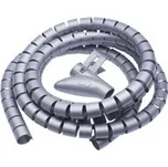 CONNECT IT trubice pro vedení kabelů WINDER, 2,5m x 20mm šedá (organizér kabelů) CI-680