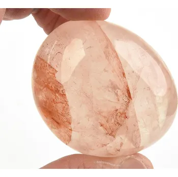 Přírodní kámen Hematit v křišťálu hladký kámen 130g z Madagaskaru