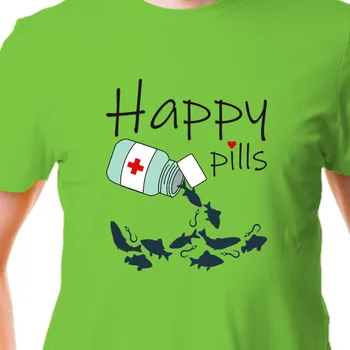 Pánské tričko Tričko Rybáři | Tričko s rybou Pilulky