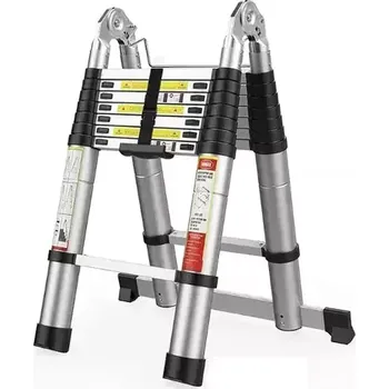 Žebřík Garlist Profi TL1616 teleskopický žebřík / štafle 3,2 m ( 1,6 m + 1,6 m)