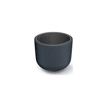 Květináč Květináč MILLY s vkladem 23,9 cm - barva: antracit
