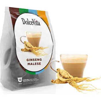 Dolce Vita Italfoods Dolce Vita Káva s ŽENŠENEM LIGHT do Dolce Gusto 16 kusů kapslí