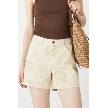 Pánské kraťasy Bavlněné riflové kraťasy Medicine RS25.SZDC00 béžová 08J, vel. L