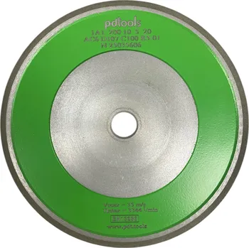Brusný kotouč Diamantový brusný kotouč nástrojový obvodový 1A1 D200 T10 X5 H20 - PDT Zrnitost: U.S. ANSI #320 // FEPA D54 // Ukraine DSTU 50/40
