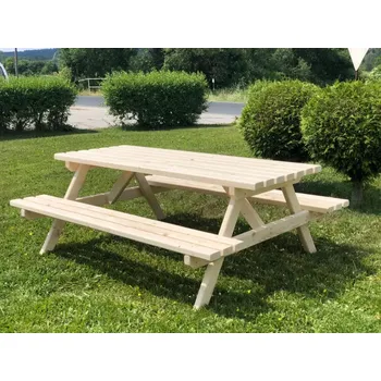 Zahradní sestava Ráj dřeva Jacer Dřevěný pivní set Pivní set L 200x160x76,5 Zahrada