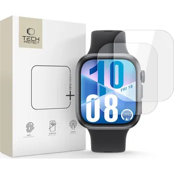 Hydrogelová fólie Tech-Protect Hydro Flex+ 2-Pack Huawei Watch Fit 3 / 4 Clear