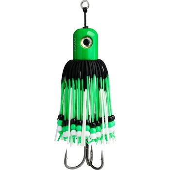 Umělá nástraha Madcat Vertikální Nástraha Clonk Teasers The Original Green 16cm Hmotnost: 100g, Velikost háčku: #2/0