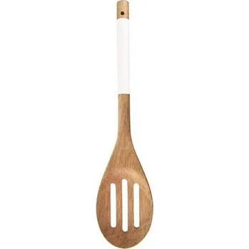 Vařečka vařečka 30cm s otvory WHITELINE, dřevo Akácie