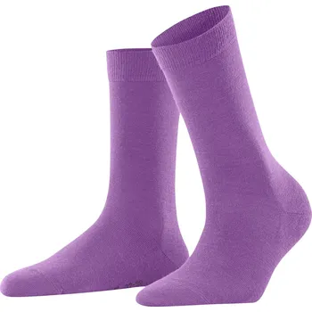 Dámské oblečení PONOŽKY FALKE SOFT MERINO 47488 8943 PINK IRIS 39-40 UNI
