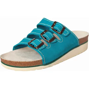 Dámské pantofle HASEL TYRKYSOVÁ Obuv Moosbacher 36