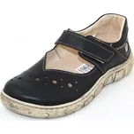 Kacper 2-210 dámské kožené baleriny černá šíře H Barva: Černá, Velikost: 40