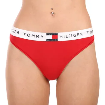 Kalhotky Dámská tanga Tommy Hilfiger červená (UW0UW06039 XLG) XS UW0UW06039 XLG Možnost vrácení zboží ZDARMA do 120 dnů!