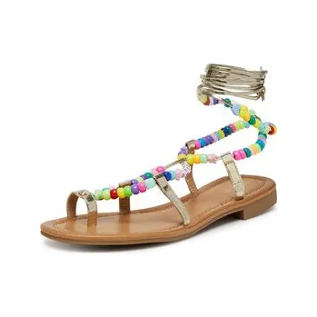 Dámské sandále Sandály DeeZee 3575 Zlatá 37