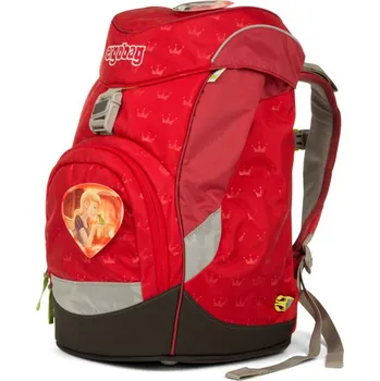 Školní batoh BATOH ERGOBAG PRIME KISS THE BEAR RED CROWNS UNI