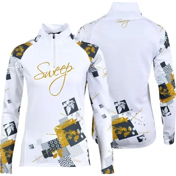 Dámské tričko SWEEP D063 bílá - zlatá XS